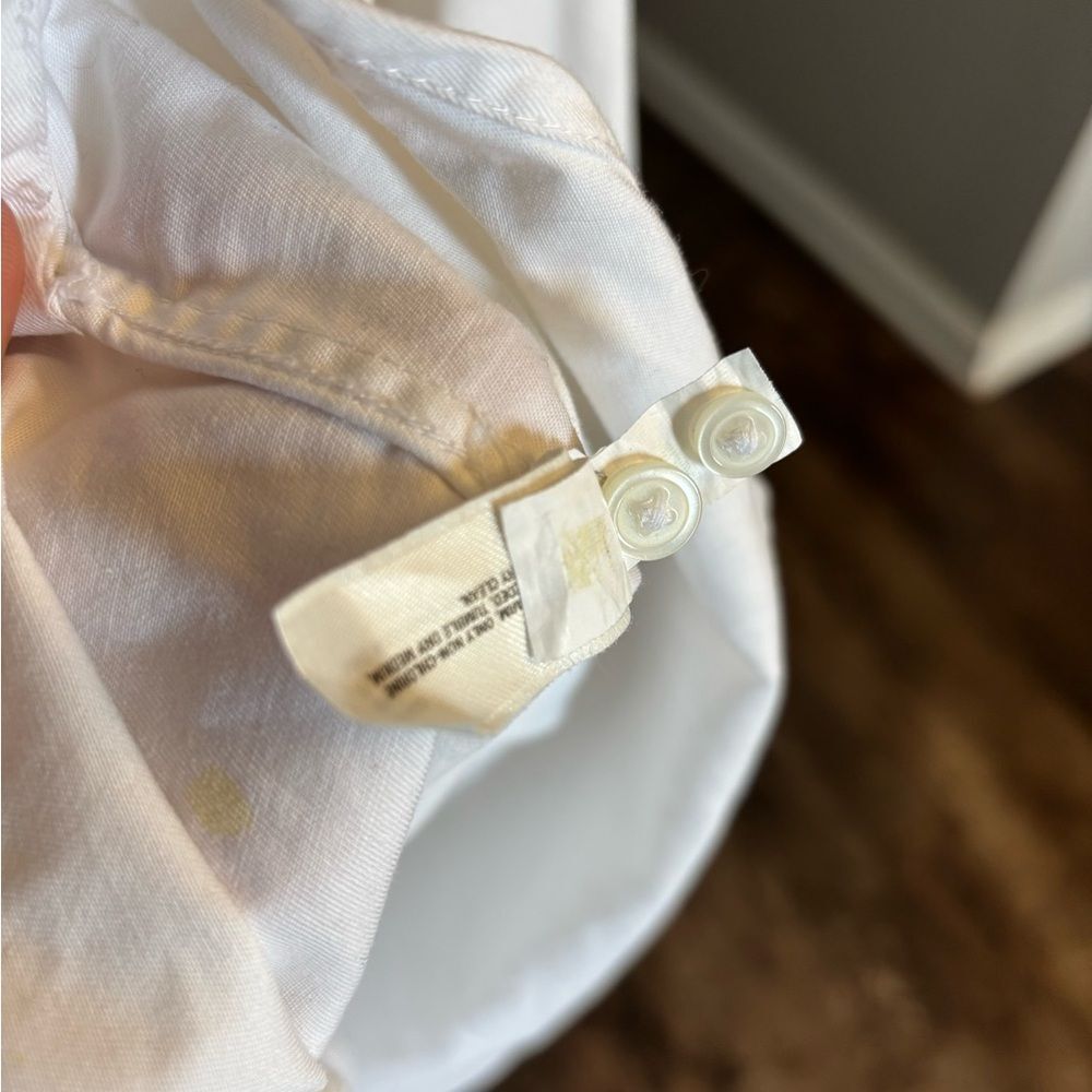 GAP Winter White Button-Up Shirt Dress - Picture 6 of 8